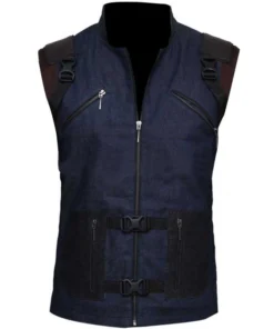 Avengers Endgame Rocket Raccoon Tactical Army Blue Cotton Vest